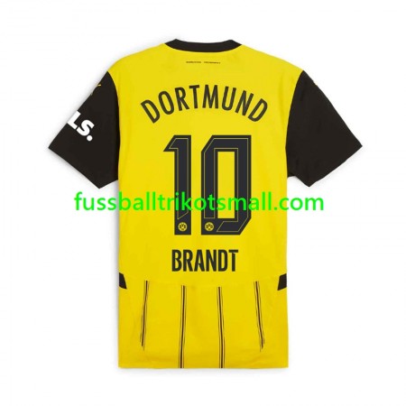Fußballtrikots Borussia Dortmund Julian Brandt 10 2024-2025 Kurzarm Heimtrikotsatz kaufen